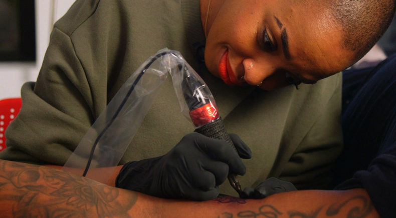 Doreen Garner's Invisible Man Tattoo - still #3